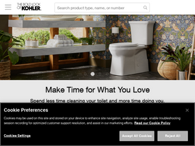 'kohler.ca' screenshot