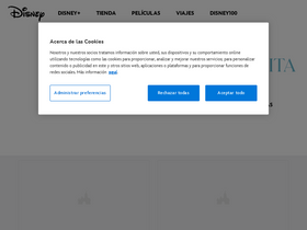 'disney.es' screenshot
