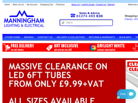 manningham.co.uk homepage screenshot