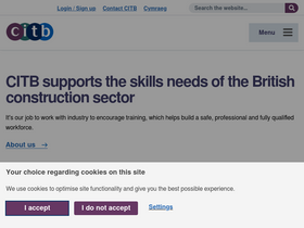 'citb.co.uk' screenshot