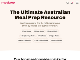 'mealprep.com.au' screenshot