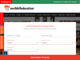 'northhilleducation.com' screenshot
