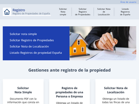 'e-registradores.com' screenshot