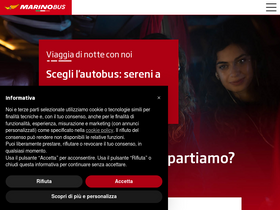 'marinobus.it' screenshot