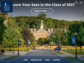 'msmary.edu' screenshot