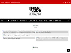 'lespritdujudo.com' screenshot