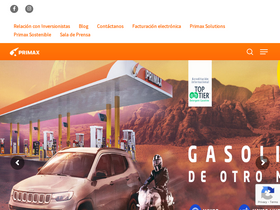 'primaxcolombia.com.co' screenshot