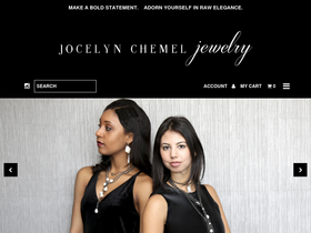 jocelynchemeljewelry.com homepage screenshot