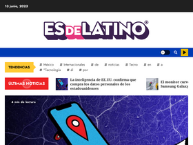 'esdelatino.com' screenshot
