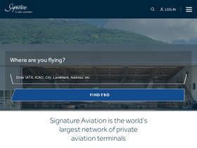 'signatureaviation.com' screenshot