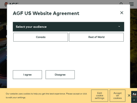 'agf.com' screenshot