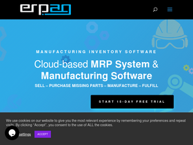 'erpag.com' screenshot
