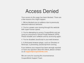 'couponbirds.com' screenshot