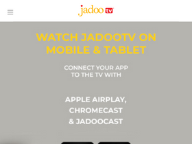 'jadootv.com' screenshot