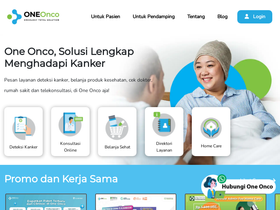'oneonco.co.id' screenshot