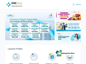 'oneonco.co.id' screenshot