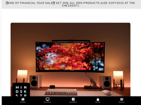 'minimaldesksetups.com' screenshot