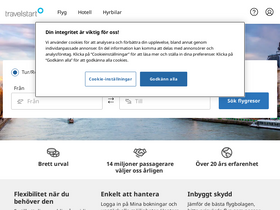 'travelstart.se' screenshot