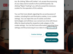 'dbschenker.com' screenshot