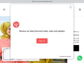 hijabplanet.com homepage screenshot