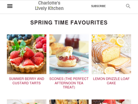 'charlotteslivelykitchen.com' screenshot