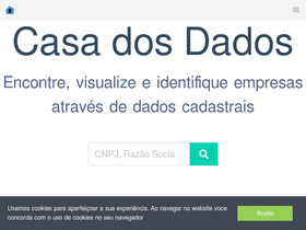 'casadosdados.com.br' screenshot