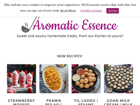 'aromaticessence.co' screenshot