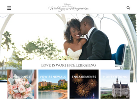 'disneyweddings.com' screenshot