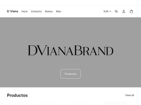 dvianacollection.com homepage screenshot