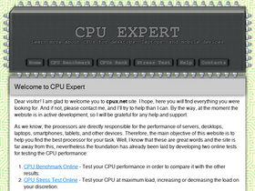 'cpux.net' screenshot