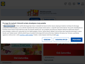 'lidl.rs' screenshot