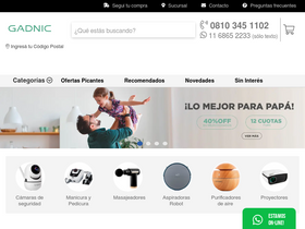 'gadnic.com.ar' screenshot