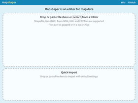 'mapshaper.org' screenshot