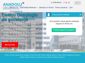 'anadolumedicalcenter.ro' screenshot