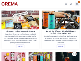 'cremashop.se' screenshot