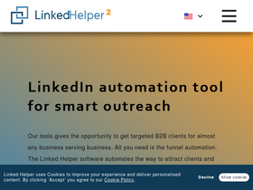 'linkedhelper.com' screenshot