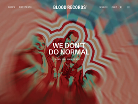 'blood-records.co.uk' screenshot