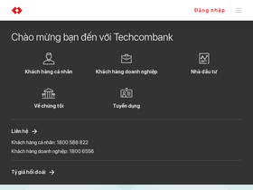 'techcombank.com' screenshot