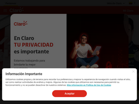 'www2.claro.com.ec' screenshot