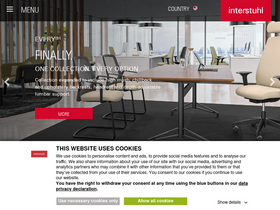 'interstuhl.com' screenshot