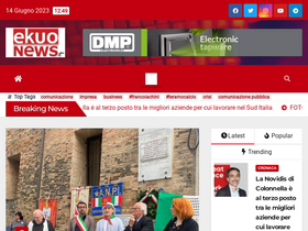 'ekuonews.it' screenshot