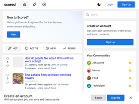 'scored.co' screenshot