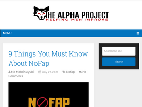 'thealphaproject.in' screenshot