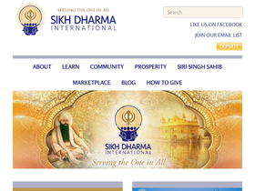 'sikhdharma.org' screenshot