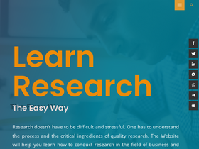 'researchwithfawad.com' screenshot