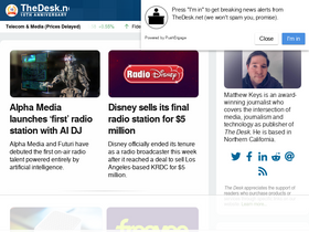 'thedesk.net' screenshot