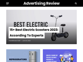 'theadreview.com' screenshot