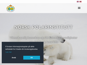 'npolar.no' screenshot
