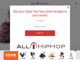 'allhiphop.com' screenshot