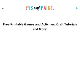 'pjsandpaint.com' screenshot
